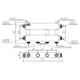 Модульный коллектор MKSS-150-2x32 (до 150 кВт, 2 магистр. подкл. G 1½″, 2 контура G 1¼″ вверх или вниз)